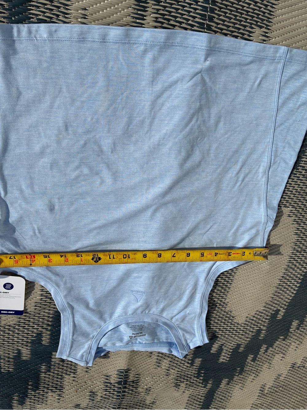 Reebok Women's Light Blue Athletic Tank top - Picture 3 of 6